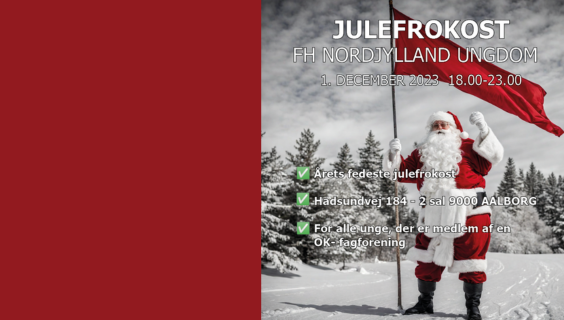 Julefrokost for unge i OK-fagforeninger